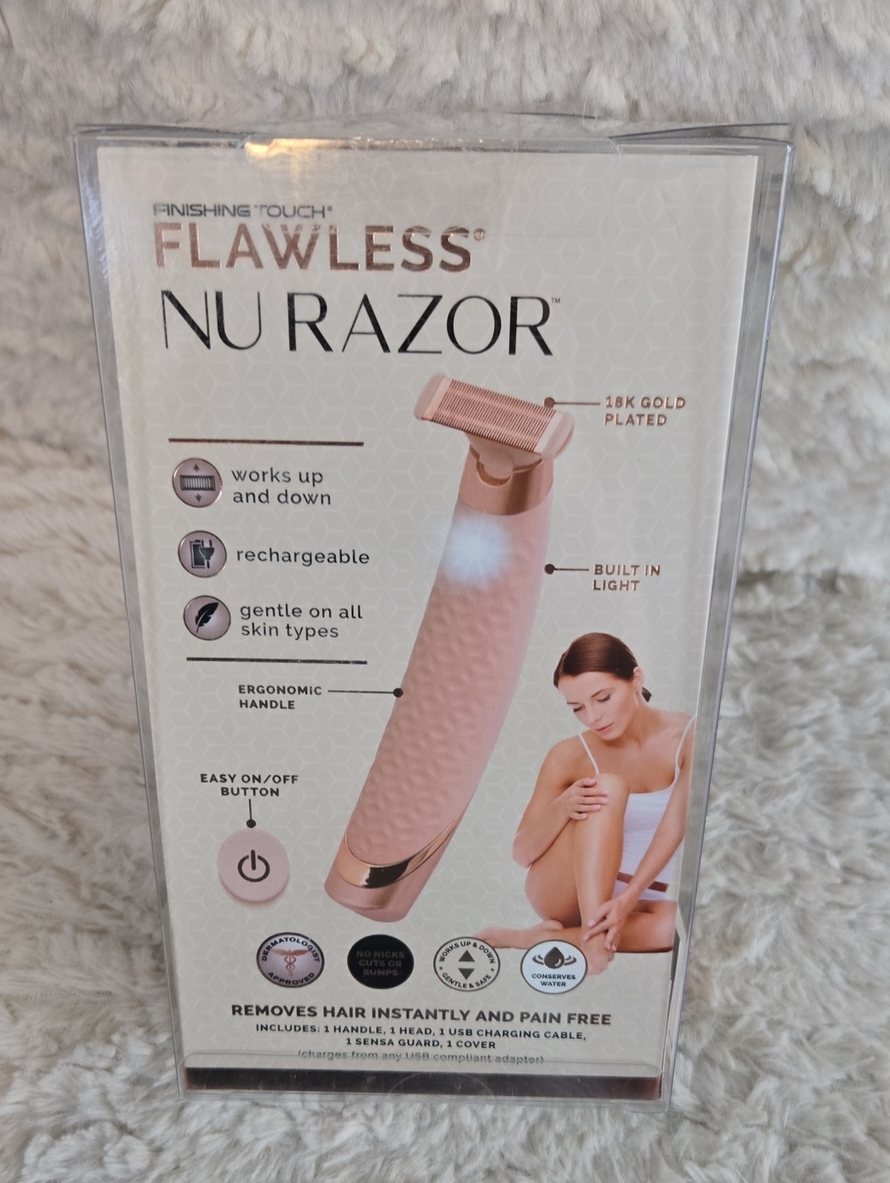 LAWLESS Rose Gold Facial Razor Precision Trimmer - Picture 4 of 4